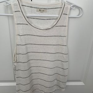 Madewell - Linen striped tank
